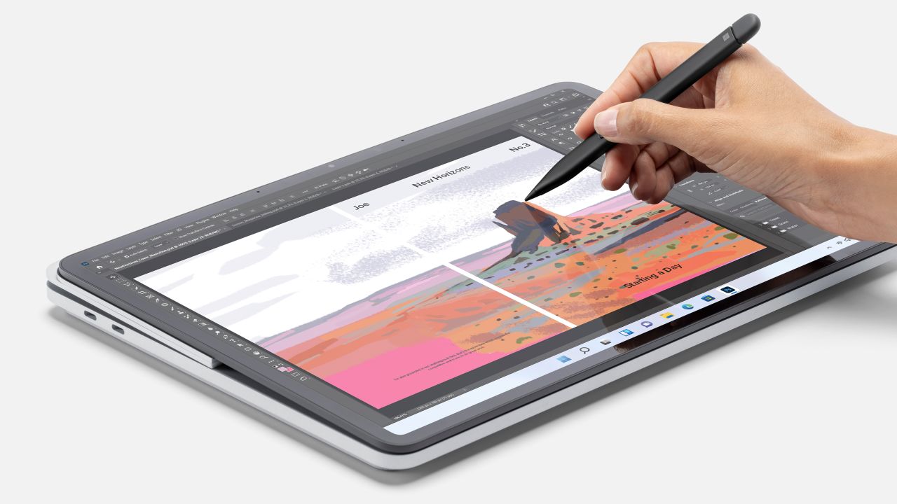 The studio mode is designed for drawing, writinig and other creative use cases