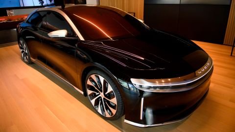A Lucid Air is the most efficient electric car sold in the United States, according to EPA estimates.