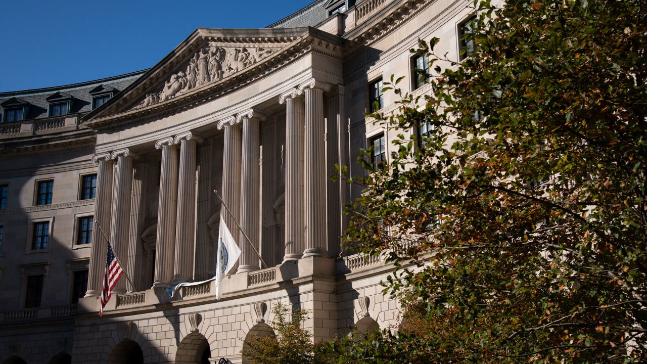 A general view of the Environmental Protection Agency building in Washington, DC, on November 20, 2020.
