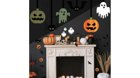 Halloween Glow-in-the-Dark Peel-and-Stick Giant Wall Decals