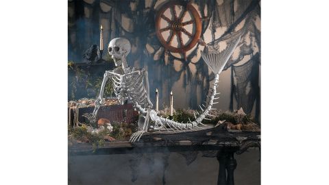 Life-Size Original Mermaid Skeleton Halloween Decoration