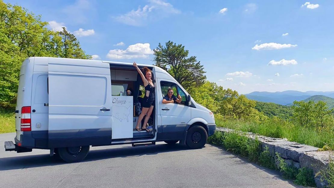 Sierra Peters-Buckland and her girlfriend have traveled so far to 42 states and 50 national parks.