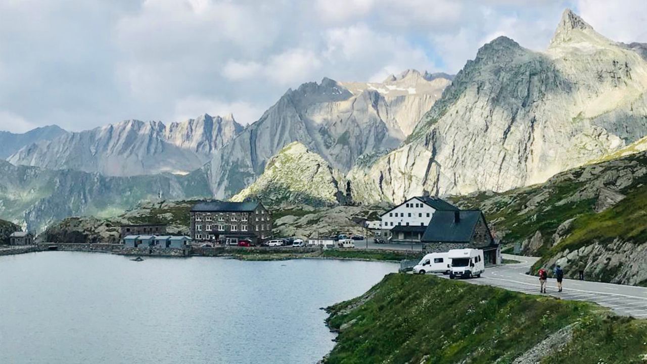 Morandi toured the Italian Alps after leaving his island home of 33 years.