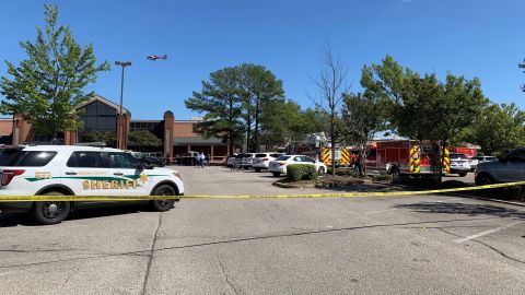 Police responded to a 911 call about the shooting at a Kroger in Collierville, Tennessee.
