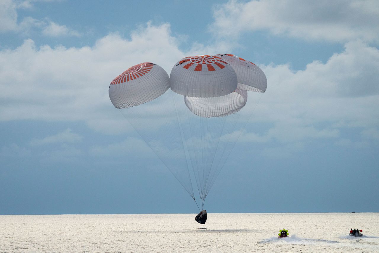 The capsule containing the crew of SpaceX's Inspiration 4 mission <a href="https://www.cnn.com/2021/09/18/tech/spacex-inspiration4-splashdown-scn/index.html" target="_blank">splashes down</a> off the coast of Florida on Saturday, September 18. It was the first-ever flight to Earth's orbit flown entirely by tourists or otherwise non-astronauts. On board were Jared Isaacman, a 38-year-old billionaire who personally financed the trip; Hayley Arceneaux, a 29-year-old physician assistant; Sian Proctor, a 51-year-old geologist and community college teacher; and Chris Sembroski, a 42-year-old Lockheed Martin employee and lifelong space fan who claimed his seat through an online raffle.