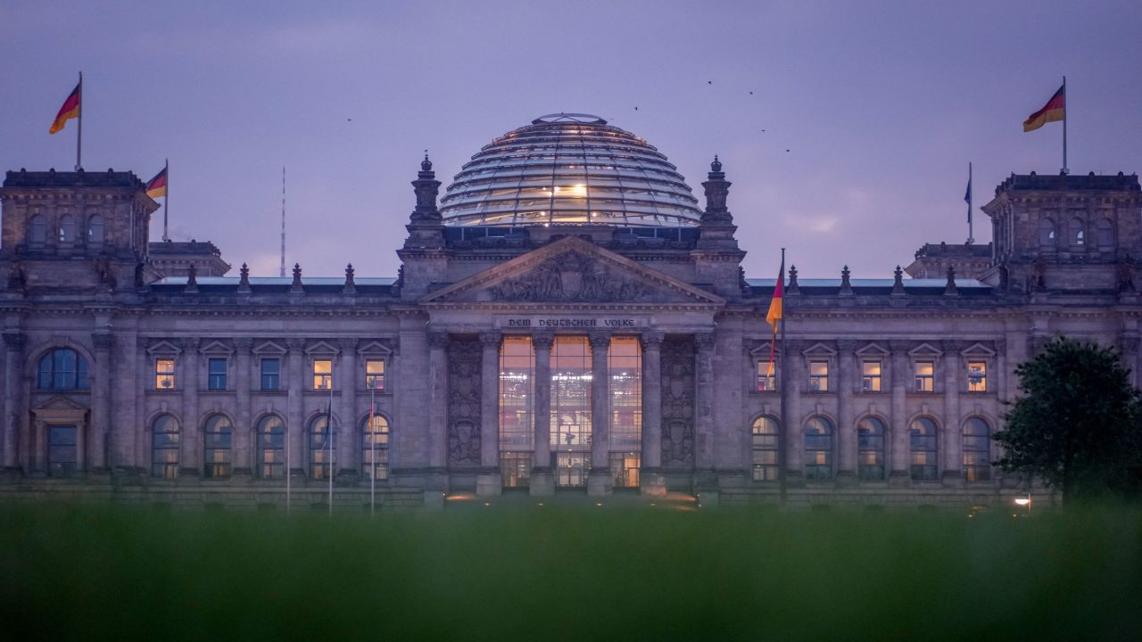The Reichstag building in Berlin, which houses the lower house of Germany's parliament. The European Commission has accused Russia of carrying out cyberattacks just days before Sunday's German election.