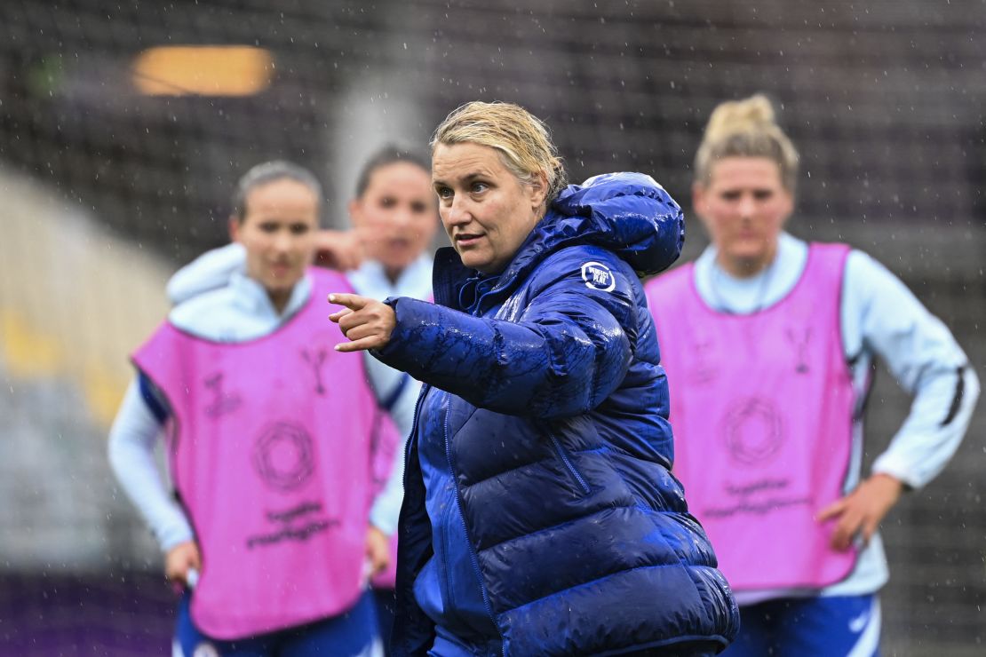 Emma Hayes has been manager of the Chelsea Women's team for nine years.
