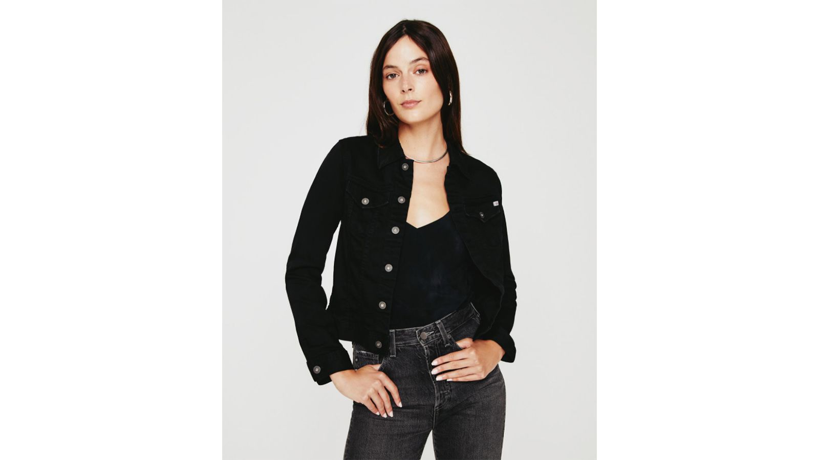 black levi jacket for women