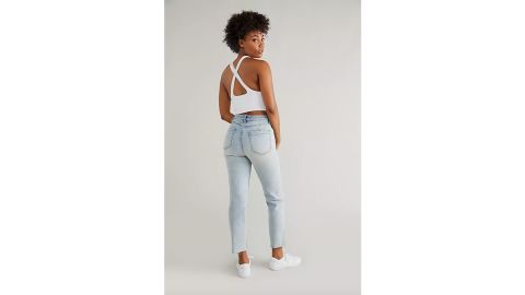 CRVY High-Rise Vintage Straight Jeans