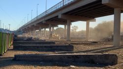 CNN obtained new images from under the Del Rio International Bridge, taken Friday by a law enforcement official inside the secured perimeter. The images show current conditions after authorities began cleaning up the makeshift camp on Thursday.