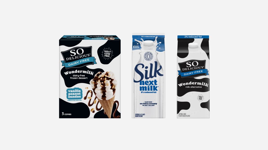 Danone is launching new dairy-like milk alternatives in the United States next year. 