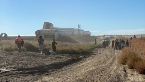 Amtrak's Empire Builder, a 10-car passenger train, derailed near Joplin, Montana on Saturday.