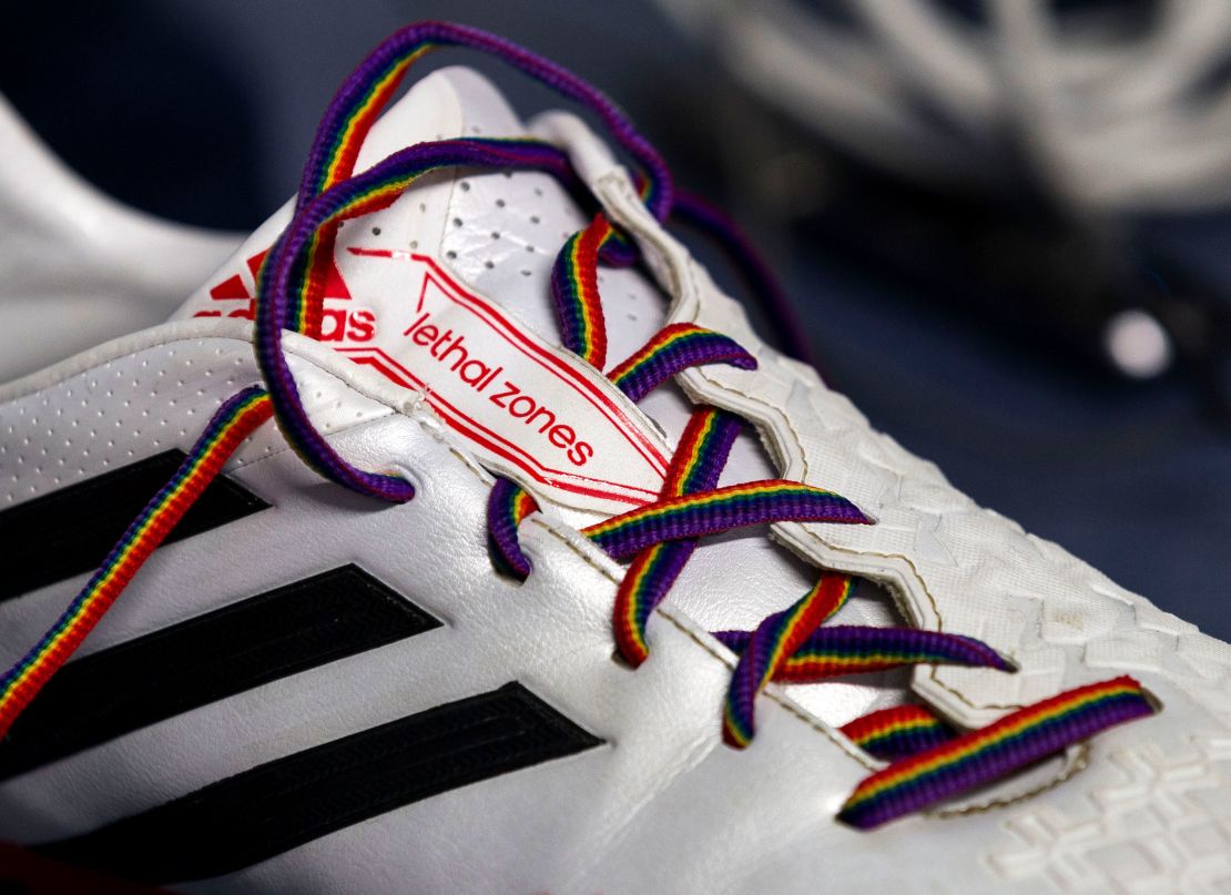 Stonewall's rainbow laces campaign runs through the month of December