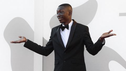 Khabane "Khaby" Lame, the second most-followed person on TikTok, at the Venice International Film Festival in September.