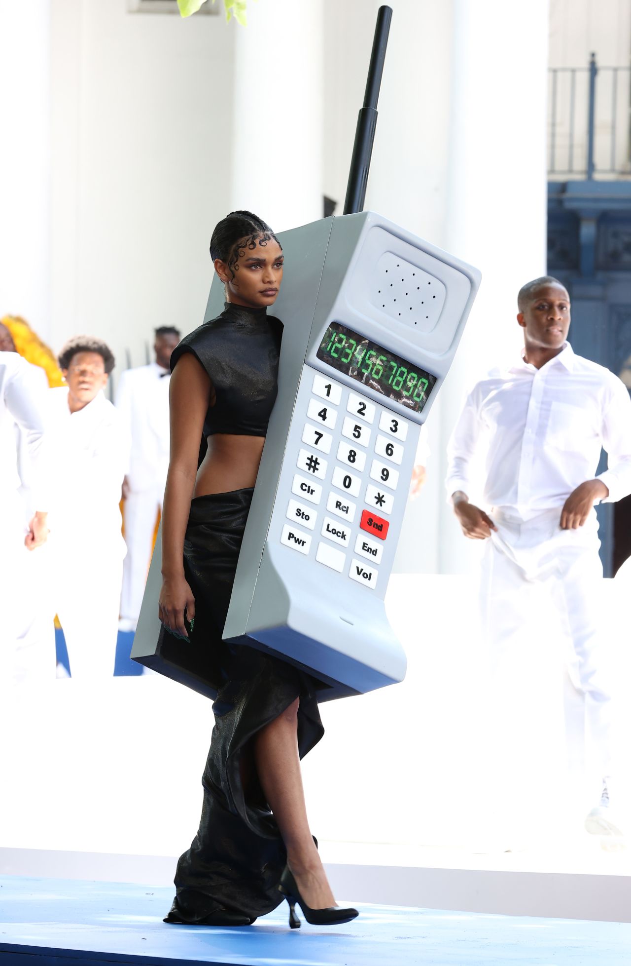 Pyer Moss's debut couture collection referenced everyday objects created by Black inventors.