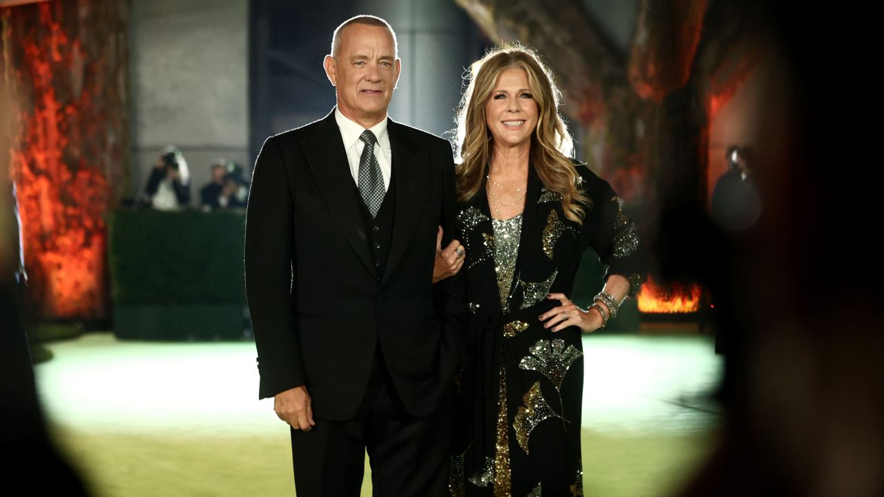 Tom Hanks and Rita Wilson attend The Academy Museum of Motion Pictures Opening Gala on September 25.