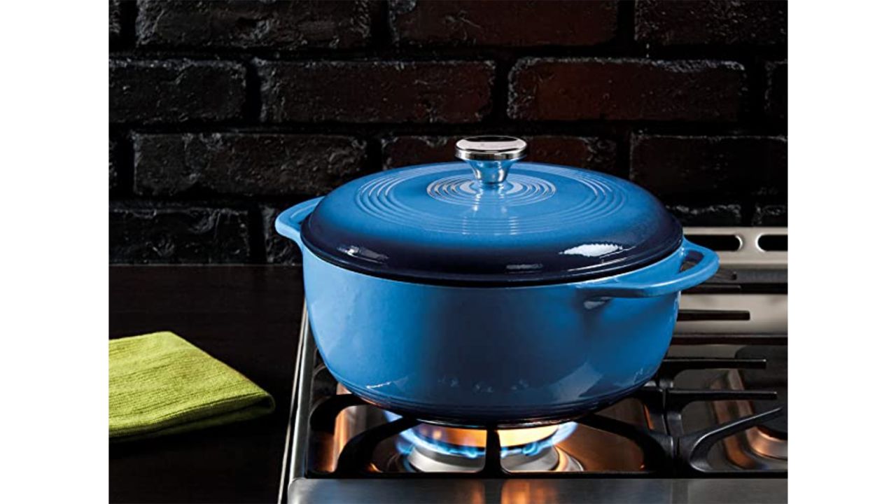 Lodge Enameled 6-Quart Cast-Iron Dutch Oven