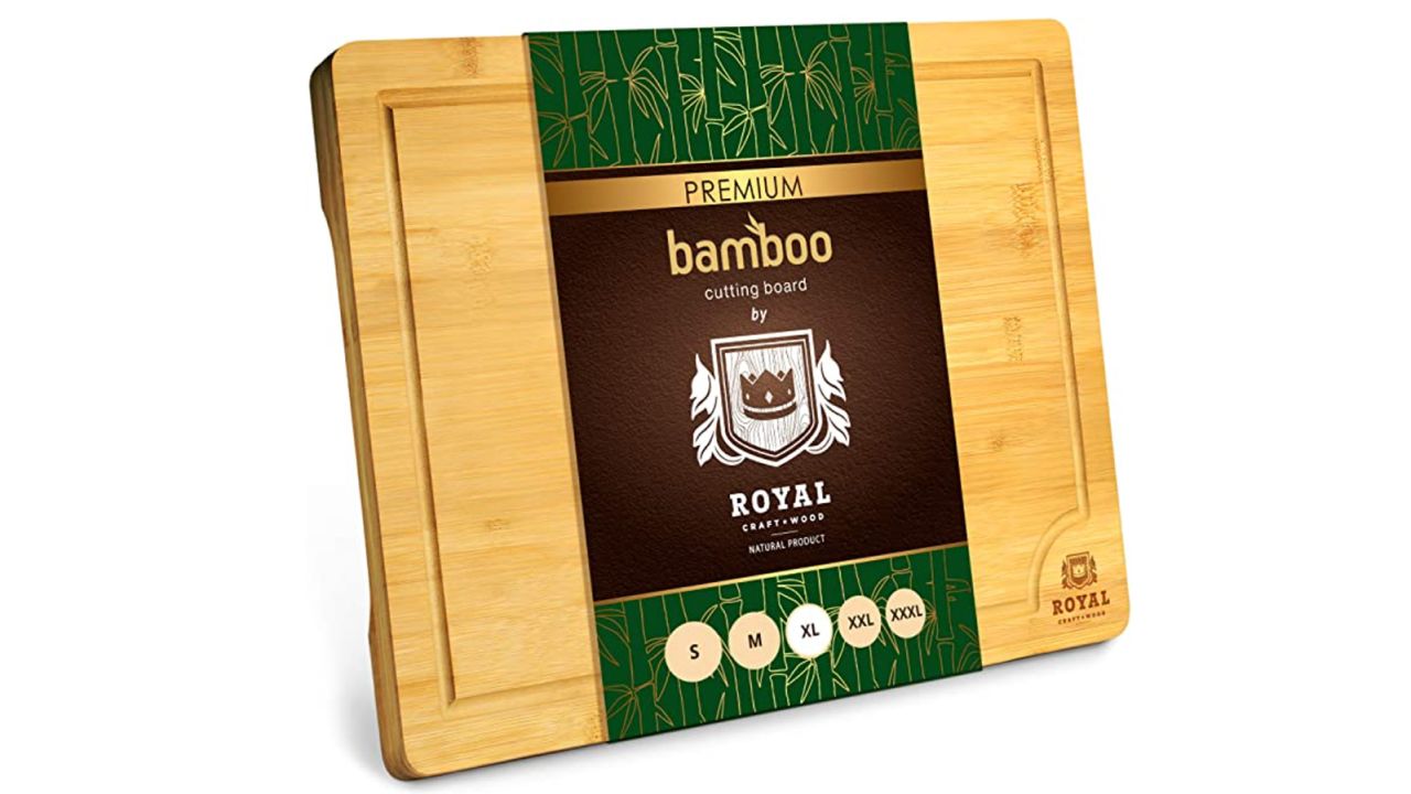 Royal Craft Wood Extra-Large Organic Bamboo Cutting Board