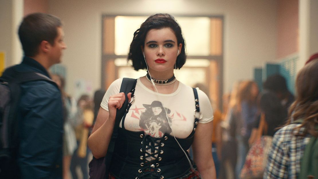 Makeup was integral in demonstrating the story arc of Kat, played by Barbie Ferreira, in season one.