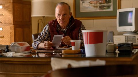 Michael Keaton joins an ensemble cast in 'Dopesick,' a Hulu miniseries about Purdue Pharma and OxyContin.