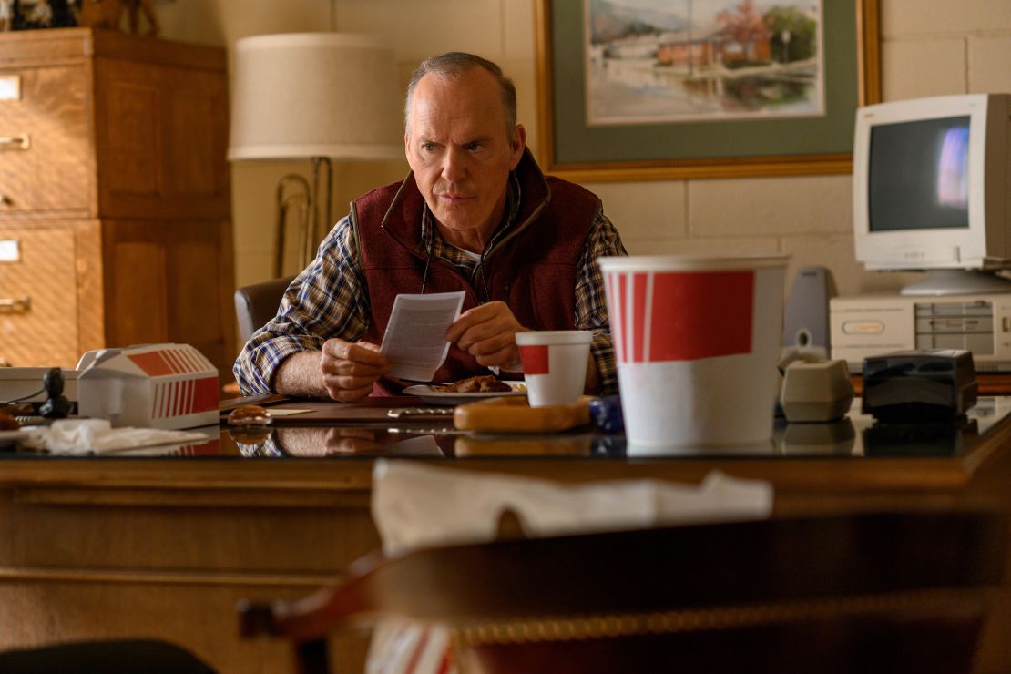 Michael Keaton joins an ensemble cast in 'Dopesick,' a Hulu miniseries about Purdue Pharma and OxyContin.