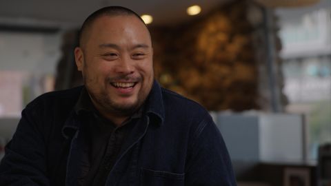 Momofuku chef and founder David Chang is shown in an episode of "The Next Thing You Eat."  