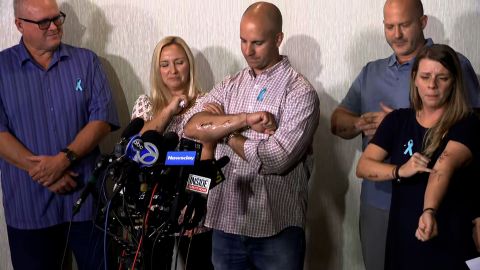 Gabby Petito's parents and stepparents showed they got matching tattoos in her memory at a news conference on Tuesday, September 28.