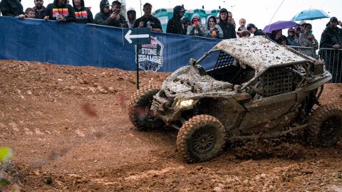 The Red Bull Stone Scramble is held at Brimestone Recreation in Helenwood, Tennessee, on September 18, 2021.