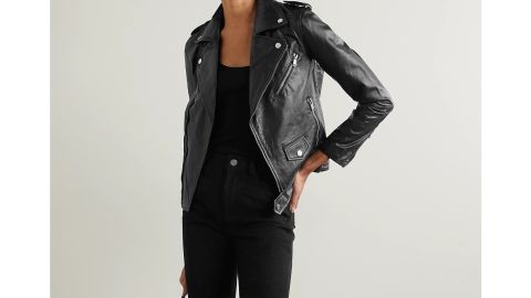 Deadwood + Net Sustain River Leather Biker Jacket