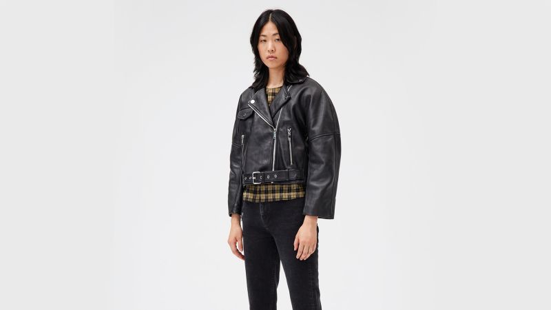 Ganni on sale biker jacket