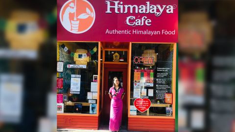 Reka Gawa set up the Himalaya Cafe in Edinburgh after meeting the Dalai Lama