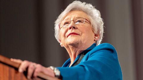 Gov. Kay Ivey gives the State of the State Address to a joint session of the Alabama Legislature on Tuesday, February 4, 2020, in the old house chamber of the Alabama State Capitol in Montgomery, Alabama.