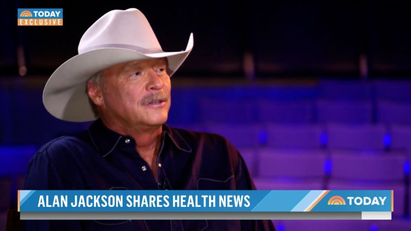 Alan Jackson shares his private health battle in extended interview