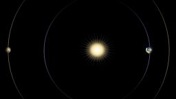 This diagram illustrates the positions of Mars, Earth and the sun during a period that occurs approximately every 26 months, when Mars passes almost directly behind the sun from Earth's perspective. This arrangement, and the period during which it occurs, is called Mars solar conjunction. Radio transmissions between the two planets during conjunction are at risk of being corrupted by the sun's interference, so NASA Mars missions have a moratorium on sending commands to spacecraft on the surface of Mars or in orbit around Mars.