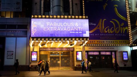  "Aladdin" on Broadway will return October 12.