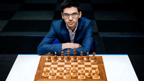 Four-time Dutch chess champion, Giri beat Carlsen in 22 moves at the Tata Steel Chess Tournament in 2011.