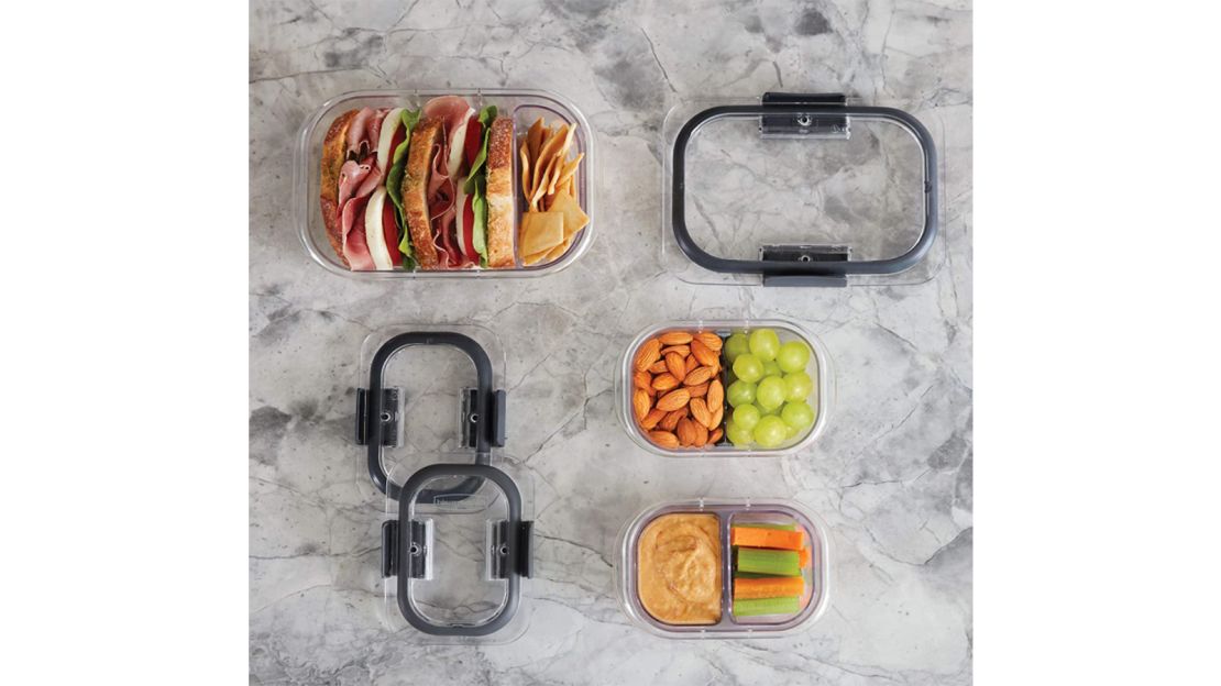 Rubbermaid Brilliance Food Storage Containers, Set of 10