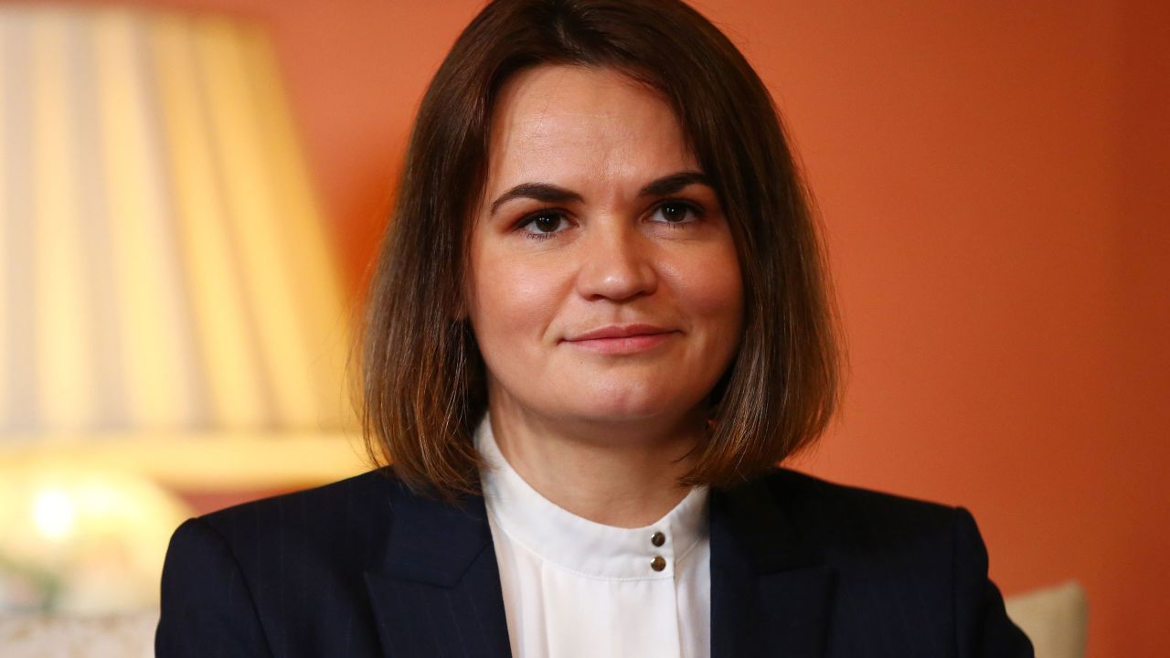Sviatlana Tsikhanouskaya, opposition leader of Belarus, has been praised for her political campaigning.