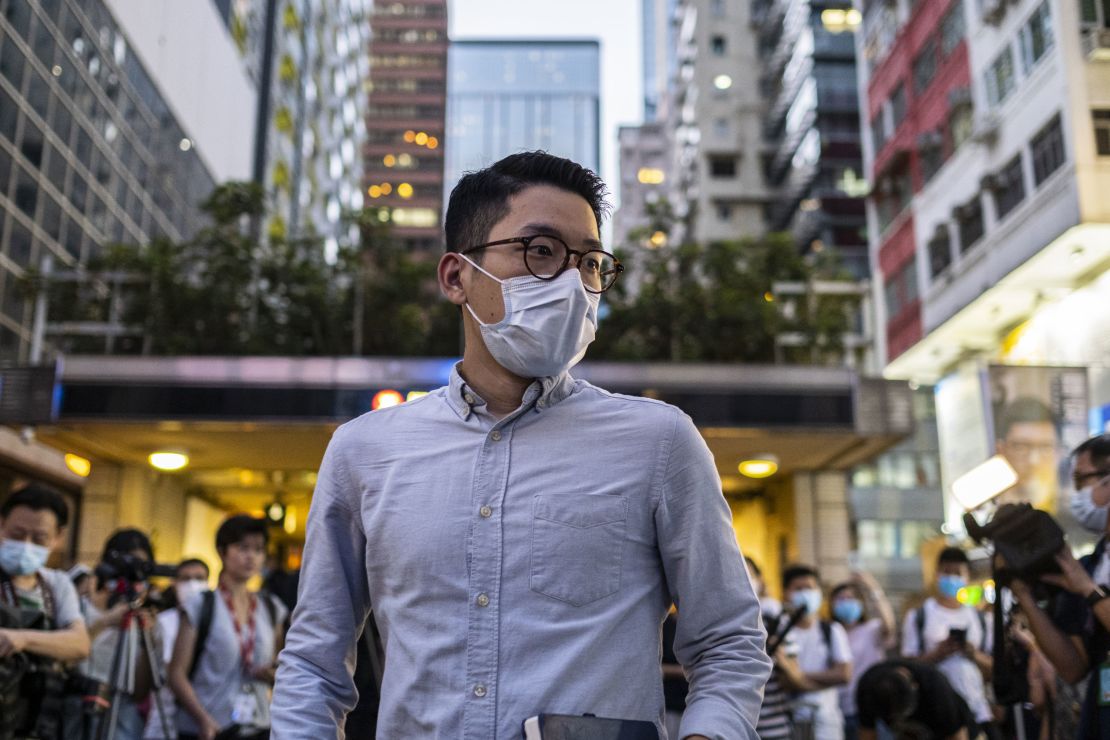 Nathan Law may be in the running for his pro-democracy activism in Hong Kong.