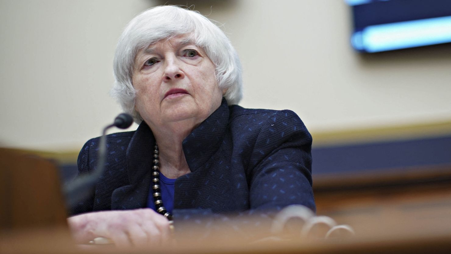 US Treasury Secretary Janet Yellen testifies on Capitol Hill in Washington, DC, September 30, 2021.