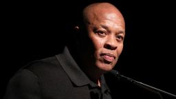 LOS ANGELES, CALIFORNIA - JANUARY 22: Dr. Dre speaks onstage during the Producers & Engineers Wing 13th annual GRAMMY week event honoring Dr. Dre at Village Studios on January 22, 2020 in Los Angeles, California. (Photo by Rich Fury/Getty Images for The Recording Academy )