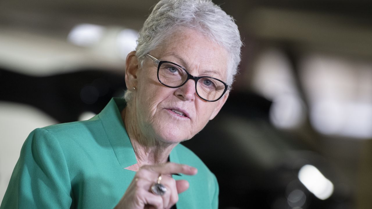 White House climate adviser Gina McCarthy speaks in Washington in April.