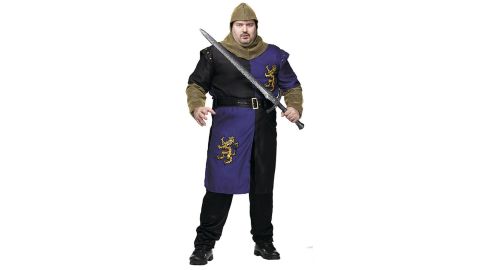 Men's Plus Size Renaissance Knight Costume