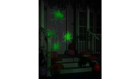 Whirl-A-Motion LED Green Spiders Projection Spot Light