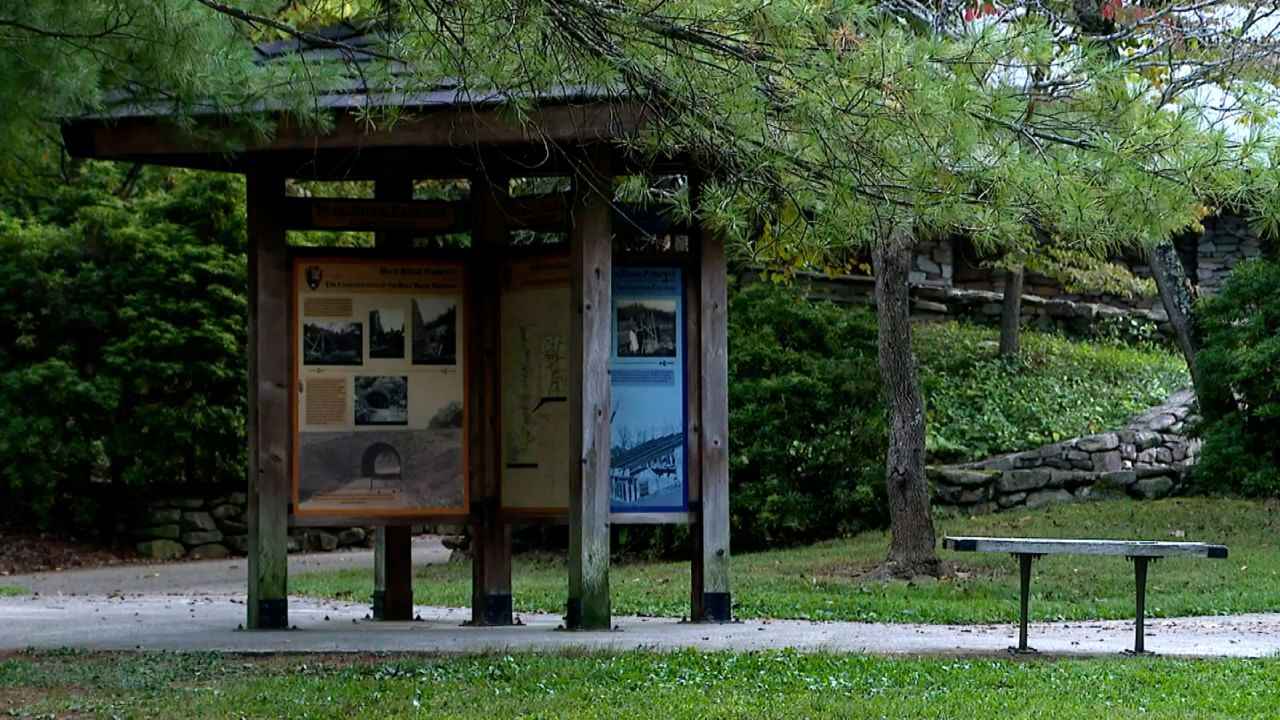 The attack took place along the Blue Ridge Parkway near the Folk Art Center.