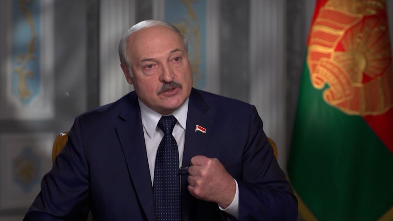 Belarusian leader Alexander Lukashenko, speaking to CNN in October. 