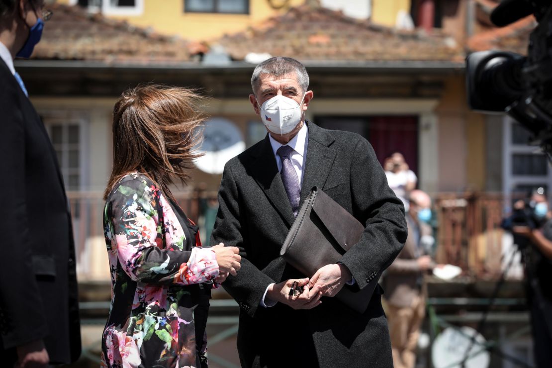 Czech Republic's Prime Minister Andrej Babis arrives to attend European Social Summit in Porto, Portugal, May 7, 2021. 