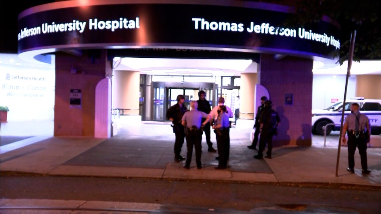 The suspect and victim were both employees at Thomas Jefferson University Hospital, police said.
