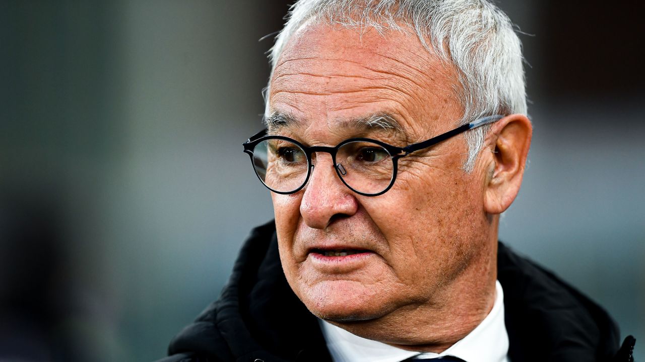 Ranieri looks on before the Serie A match between Sampdoria and Parma.
