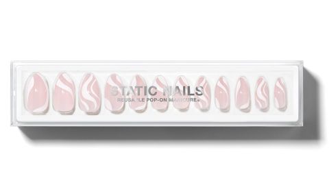 Static Nails Reusable Pop-on Manicures in Sway In White